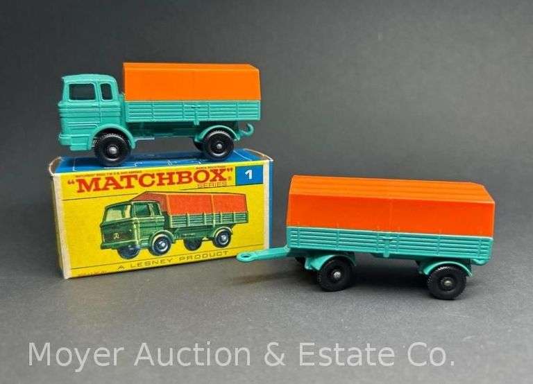 Lesney Matchbox No. 1 Mercedes Truck and Trailer, with Truck Box image