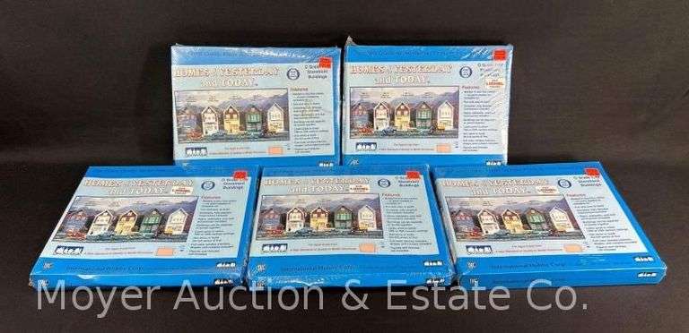 (5) New IHC Homes of Yesterday and Today Building Kits, Sealed in Original Plastic image