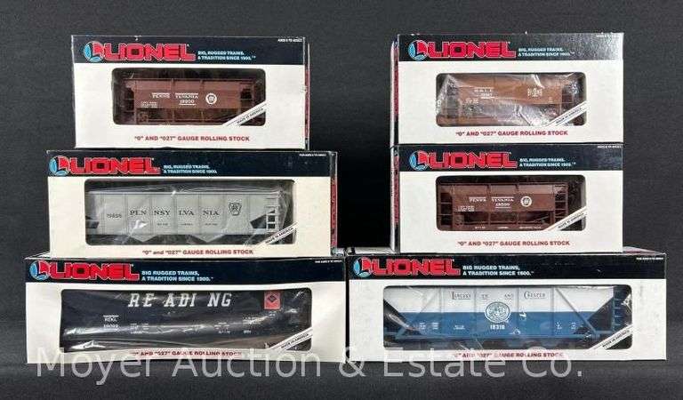 (6) Lionel Hopper/Ore Cars, with Original Boxes image