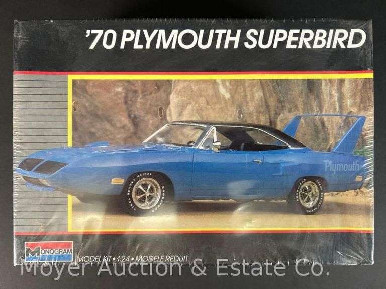 Monogram '70 Plymouth Superbird Plastic Model Kit, Sealed in Plastic, 1/24 Scale image