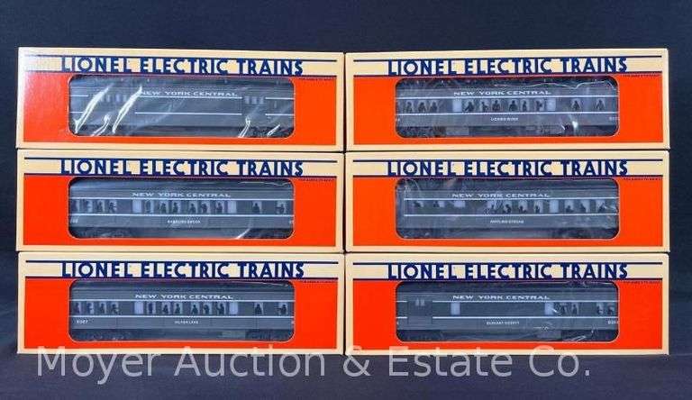 (6) Lionel New York Central Passenger Cars, with Original Boxes image