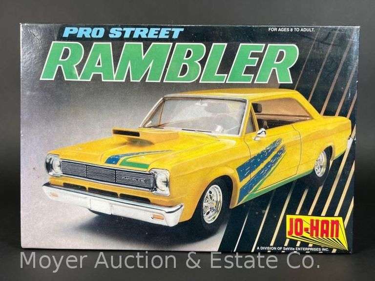 Jo-han Pro Street Rambler Plastic Model Kit, No. S-1004, Sealed in Plastic, 1/25 Scale image