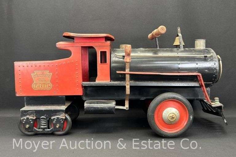 Keystone R.R. Pressed Steel Ride on Locomotive, 26"w image