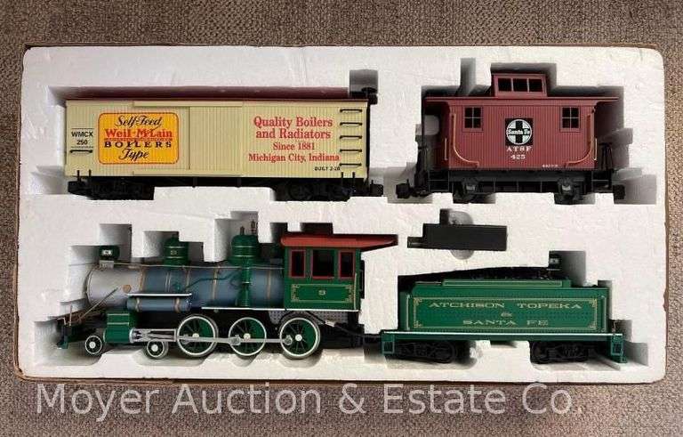 Bachmann Big Haulers Weil-McLain Contractor Collection Series No.3 Train Set, "G" Scale, with Box image