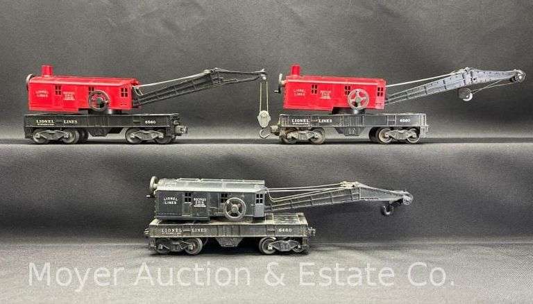 (3) Lionel Bucyrus Erie Cranes image