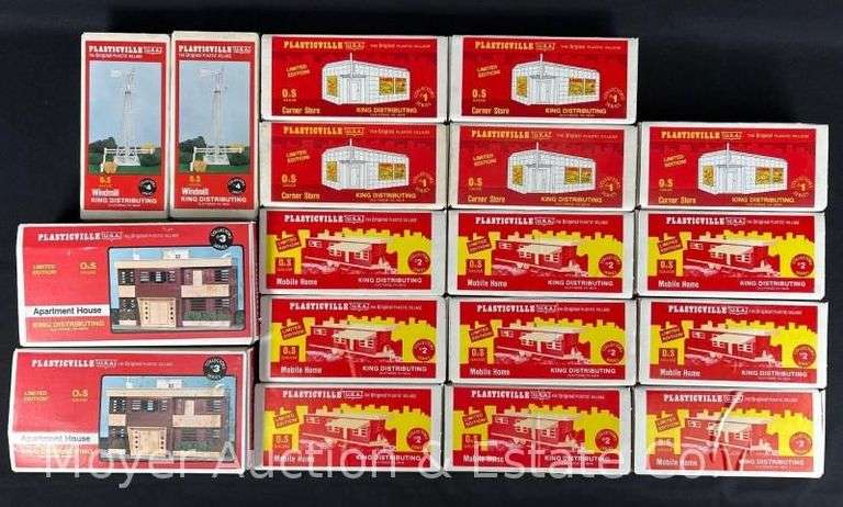 (18) Plasticville USA Building Kits, in Original Boxes image