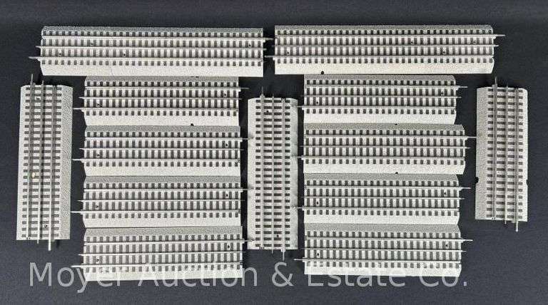 Group of Lionel FastTrack Straight Track, 10" and 14" Long image