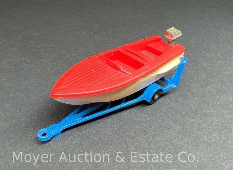 Lesney Matchbox No. 48 Sports Boat and Trailer image