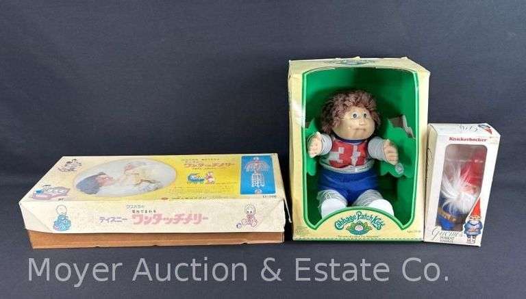Cabbage Patch Kid, Gnome Doll, and Japanese Baby Mobile image