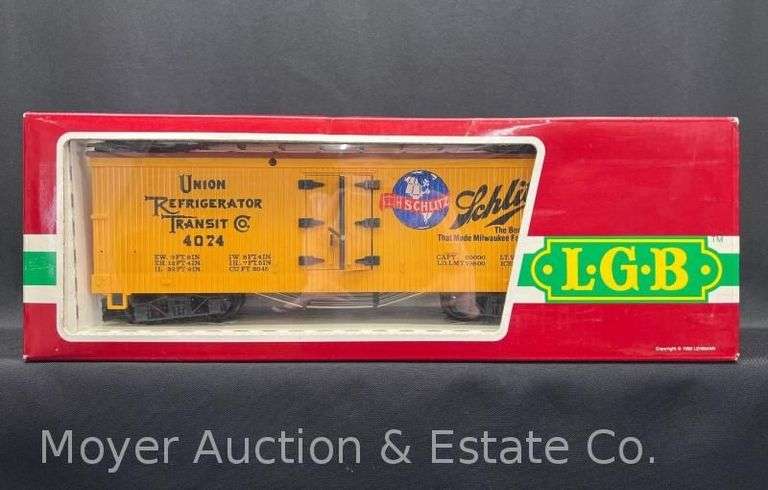 LGB Schlitz Reefer, No. 4074-Z02, "G" Scale, with Original Box image