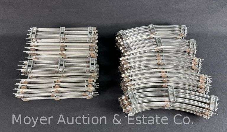 95 Pieces of New K-Line O Gauge Track, Curves and Straight Pieces image