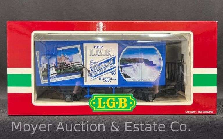 LGB 1992 National Convention Buffalo NY Convention Car, No. 4028CC , "G" Scale, with Original Box image
