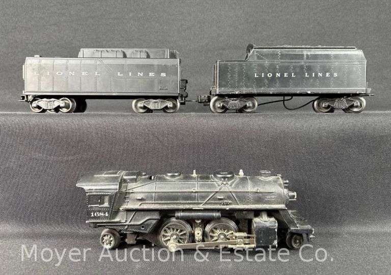 Lionel No. 1684 Steam Locomotive, No. 6466W Tender and No. 234W Tender, with Boxes image