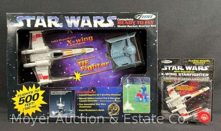 Estes Star Wars Ready to Fly Model Rocket Kit, with Additional X Wing, New in Packaging image