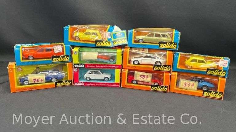 (10) Solido Die-Cast Vehicles, in Original Packaging image