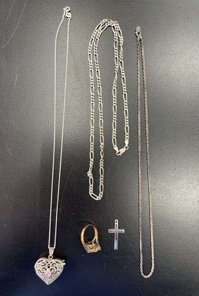 Group of Sterling Silver Jewelry, 1.12 tr.oz. image