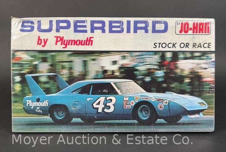 Jo-Han Superbird by Plymouth Plastic Model Kit, No. GC-1470, Sealed in Plastic image