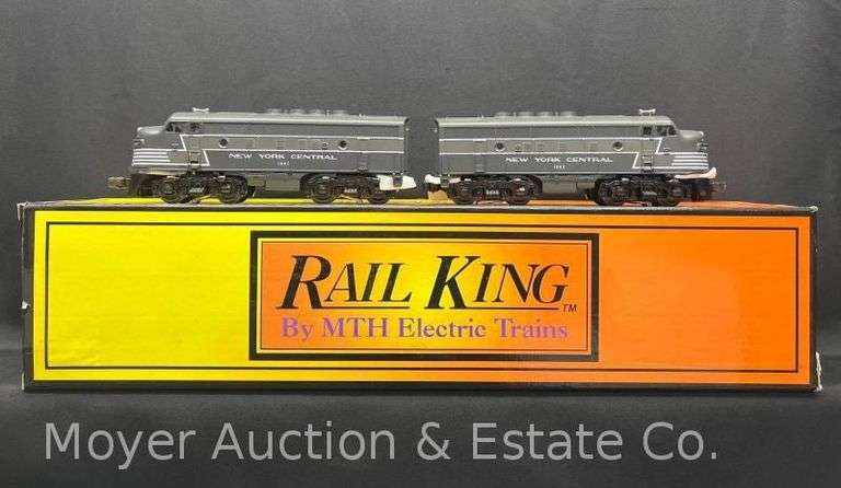 RailKing New York Central F-3 Diesel AA Set, No. RK-2001, with Original Box image