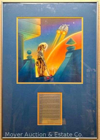 L. Ron Hubbard "The Countess Krak" Illustration Print, By Joe Spencer 24 of 500, 34"x24" image