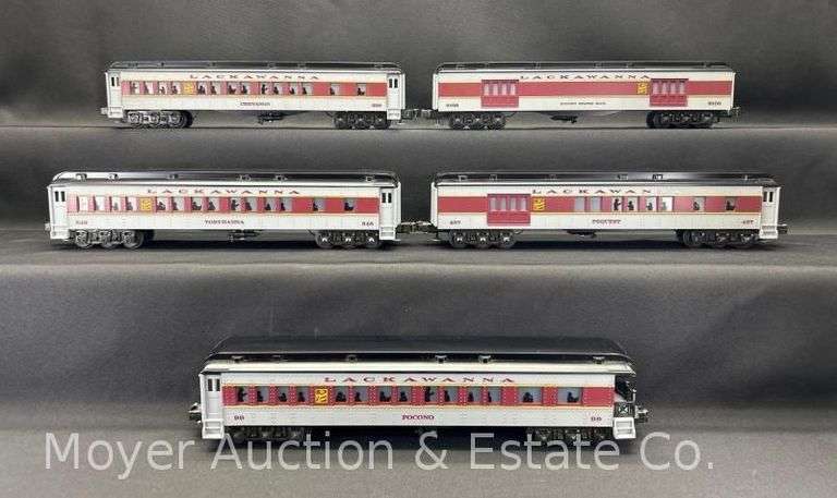 Williams Lackawanna Phoebe Snow 5-Car Madison Set, with Original Box image