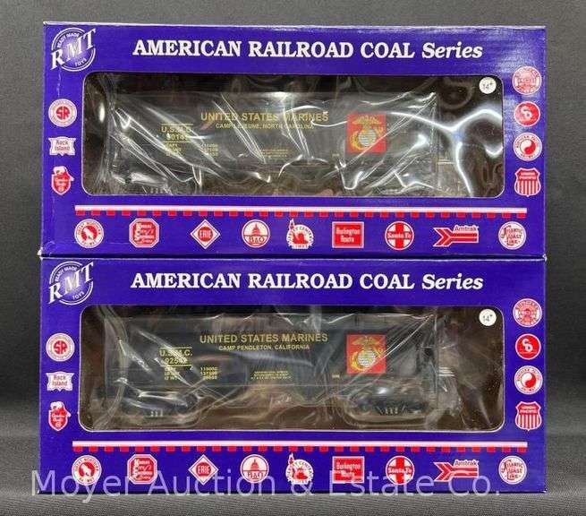 (2) RMT US Marines Hopper Cars, in Original Boxes image