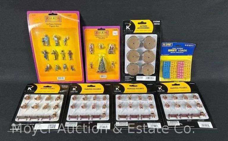 Group of K-Line and RailKing People and Accessories image
