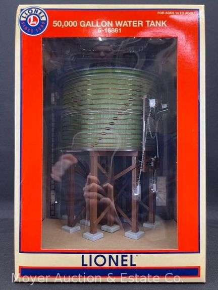 Lionel 50,000 Gallon Water Tank, No. 16861, with Original Box image