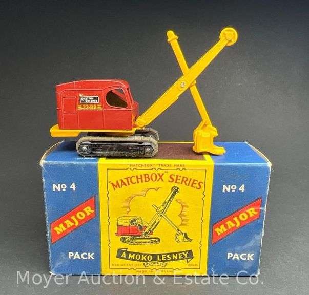 Moko Lesney Matchbox Major Pack No. M-4 Ruston Bucyrus, with Box image