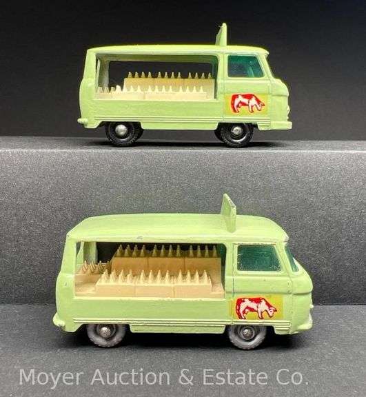 (2) Lesney Matchbox No. 21 Commer Milk Floats image