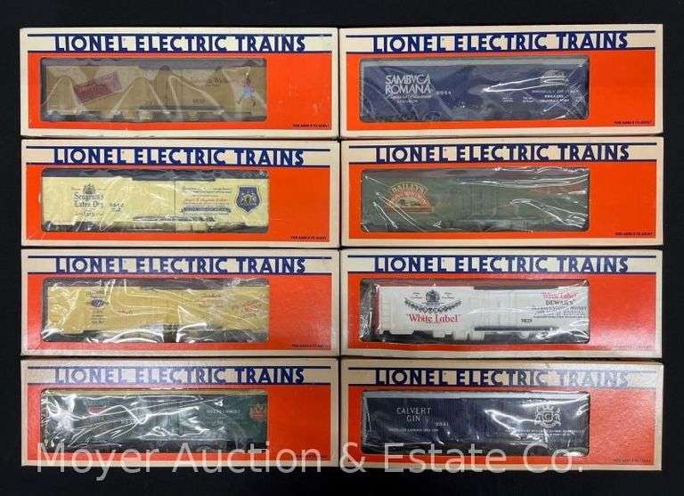 (8) Lionel Liquor Reefer Cars, with Original Boxes image