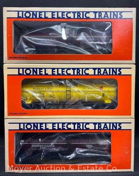 (3) Lionel Tank Cars, with Original Boxes image