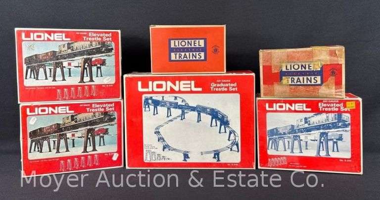 (6) Lionel Trestle Sets, with Original Boxes image