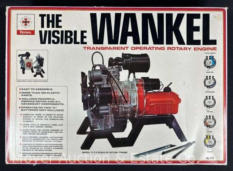 Renwal "The Visible Wankel" Plastic Model Kit image