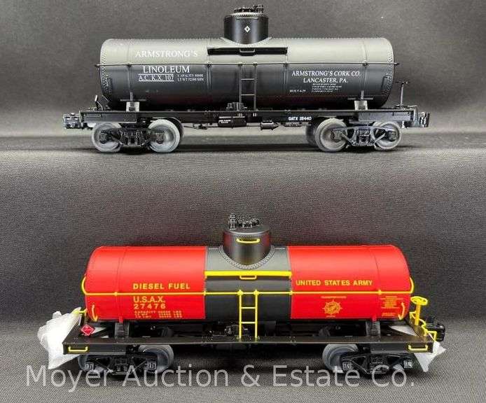 (2) Lionel Tank Cars, Armstrong Cork Co and No. 27476, with Original Boxes image
