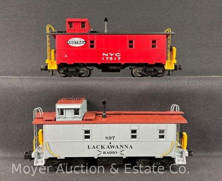 (2) RailKing Cabooses, No. 4188C and 7746, with Original Boxes image