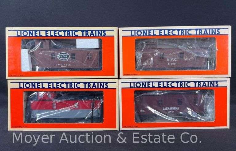 (4) Lionel Cabooses, with Original Boxes image