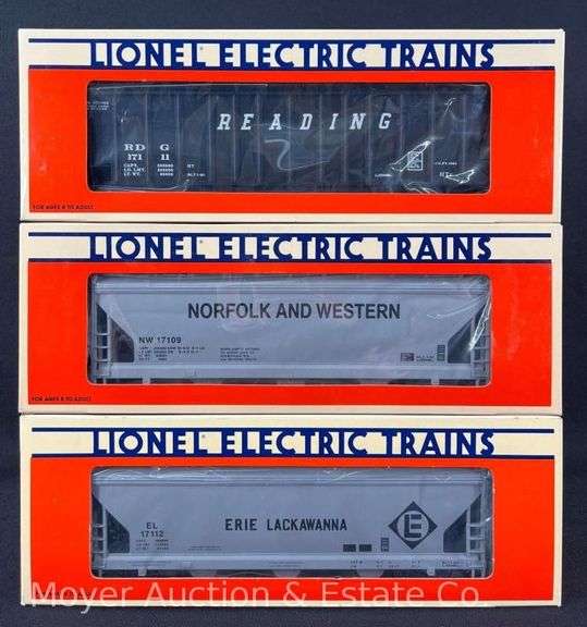 (3) Lionel Hopper Cars, with Original Boxes image