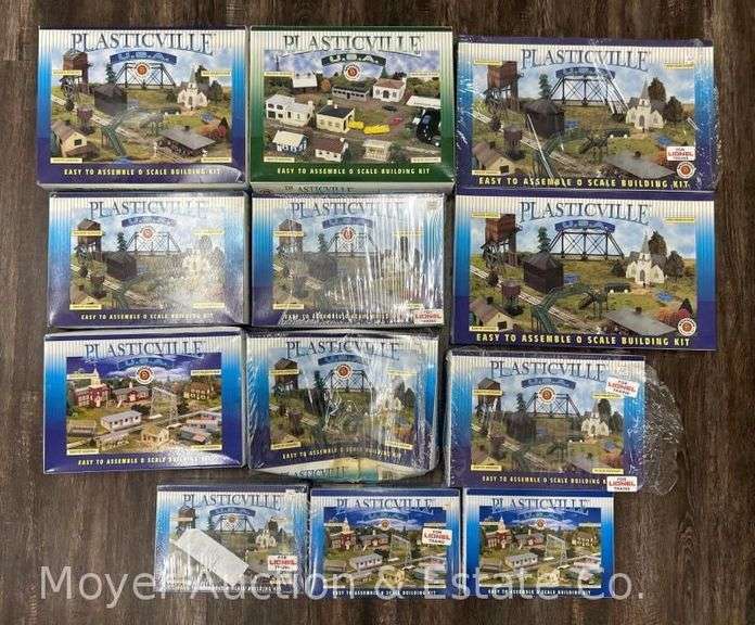 (12) Asst. Bachmann Plasticville USA Building Kits image
