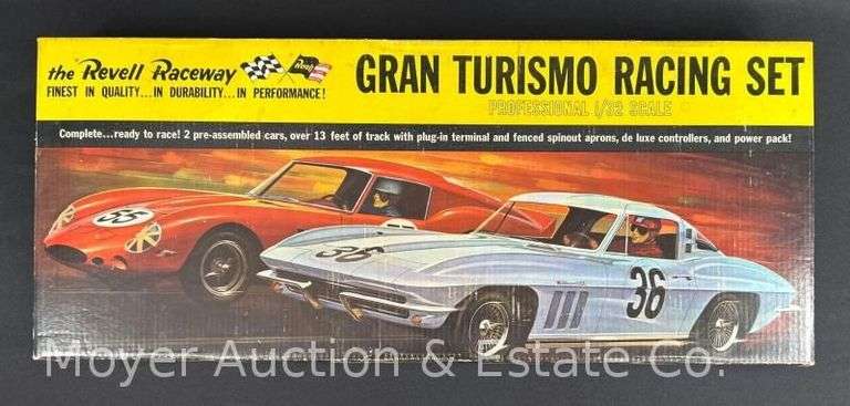 Revell Raceway Gran Turismo Racing Slot Car Set, with Original Box image