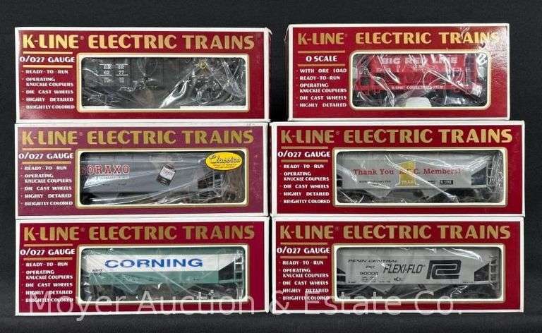(6) K-Line Hopper/Ore Cars, with Original Boxes image