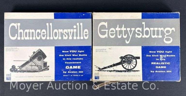 (2) Avalon Hill Civil War Battle Games image