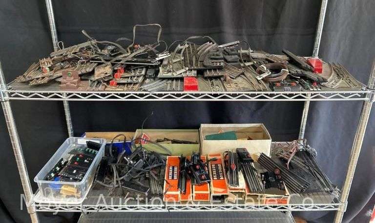Group of Asst. O Gauge Switches, Crossings, Controllers, Remote Control Track, Etc image