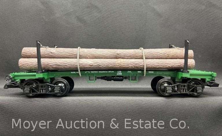 LGB G Scale Log Car, No. 4066, with Original Box image