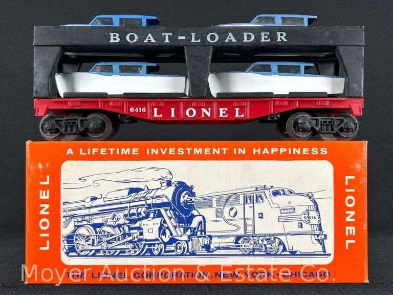 Lionel Boat Transport Car, No. 6416, with Original Box image