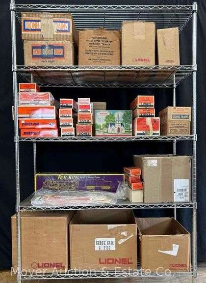 Group of Lionel and Model Train Related BOXES Only image