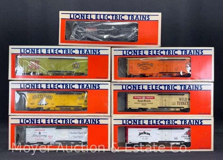 (7) Lionel Liquor Reefer Cars, with Original Boxes image