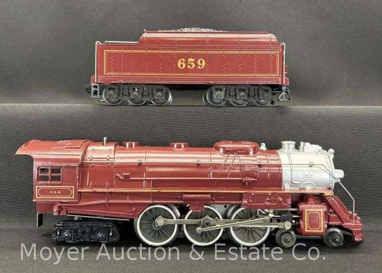 Lionel Chicago & Alton Die-Cast 4-6-4 Hudson Steam Locomotive and Tender, No. 8101 image