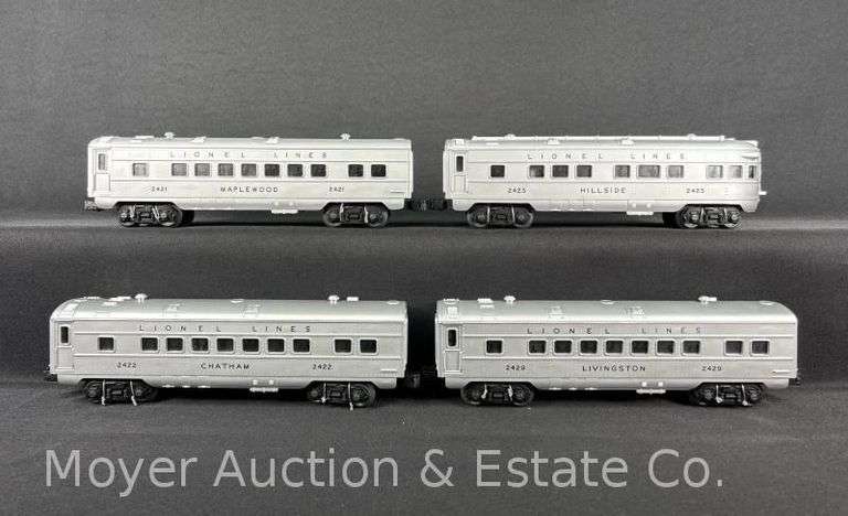 (4) Lionel Pullman Cars, No. 2421-2423 and 2429, 2009 Reissues, with Original Boxes image
