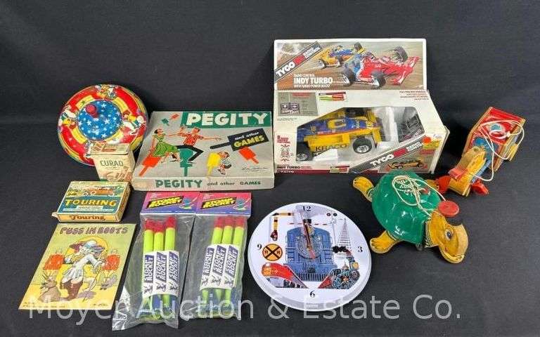 Group of Childs Toys, Tyco RC Car, Games, Etc. image