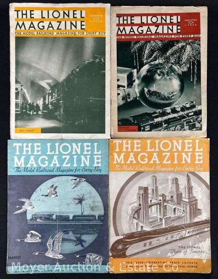 (4) 1930's "The Lionel Magazine" image